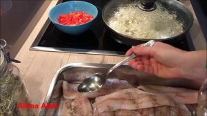 Готовим быстро и вкусно.Рыба запеченная с шампиньонами и сыром.