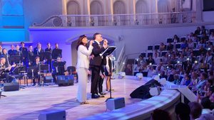 Евгений Дятлов и Нонна Гришаева "Песня о звездах". Белый пароход