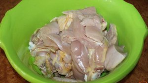 Шашлык из курицы в майонезе
