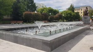 Фонтан в Екатеринбурге, до и после реставрации. Акватория96-Строительство и проектирование фонтанов