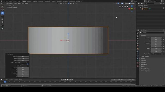 Blender. Моделирование реальной детали. Точное моделирование. смотреть онлайн