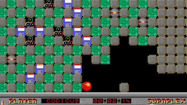 Supaplex - Tough going - Level 68 Прохождение игры Supaplex (original) смотреть онлайн