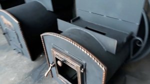 БАННАЯ ПЕЧКА С ВЫНОСНОЙ ТОПКОЙ. ЧАСТЬ №1 . Печь из 530-й трубы. ОТЛИЧНАЯ ПЕЧКА НЕДОРОГО.