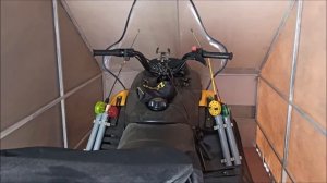 Лодочный прицеп МЗСА для перевозки снегохода