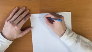 Левша учится писать правой рукой. ч.1