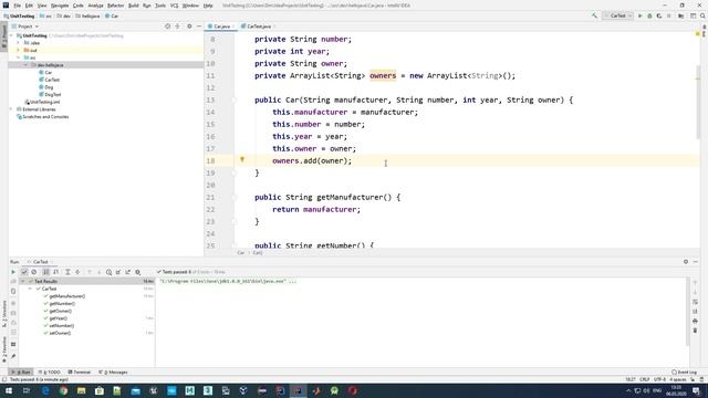 Модульное тестирование / Unit Testing в Java: Тестирование тесно связанных методов
