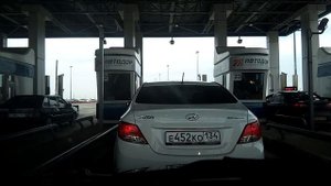 Платная дорога м4 за Кущёвским постом ДПС