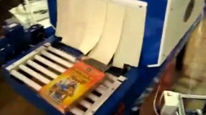 Упаковка книг в пленку на термоусадочном полуавтомате Альфапак 370РА