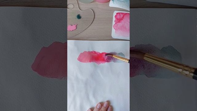 Цветовая растяжка. #Акварель  #скетчинг #рисование #белыеночи #цветыакварелью #pwc