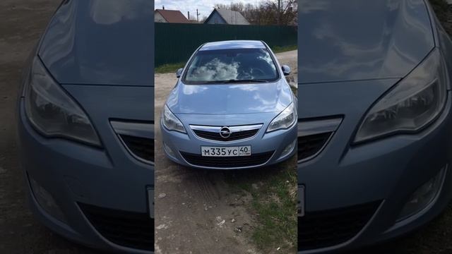 Автоматическое складывание зеркал с штатного брелка Opel Astra J.