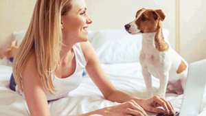 Одно Утро Из Жизни Девушки С Собакой!.mp4