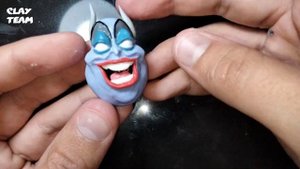 ?УРСУЛА В МОЁМ АКВАРИУМЕ?!Лепим УРСУЛУ из мультфильма "Русалочка" из полимерной глины➤ClayTeam