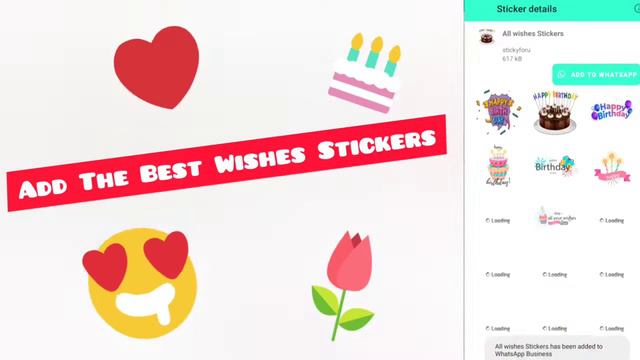 All wishes stickers for Whatsapp смотреть онлайн