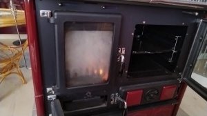 Растопка Печки-камина La Nordica Rosa Maiolica и быстрый обогрев дома