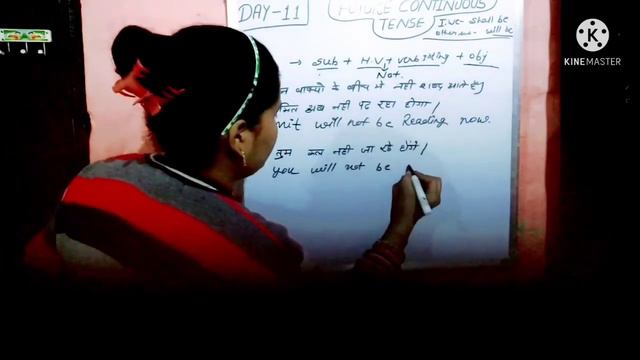 Future Continuous Tense with Examples | Future Progressive Tense || Learn English Tenses day - 11 смотреть онлайн