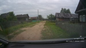 Проезд по деревне Березовка