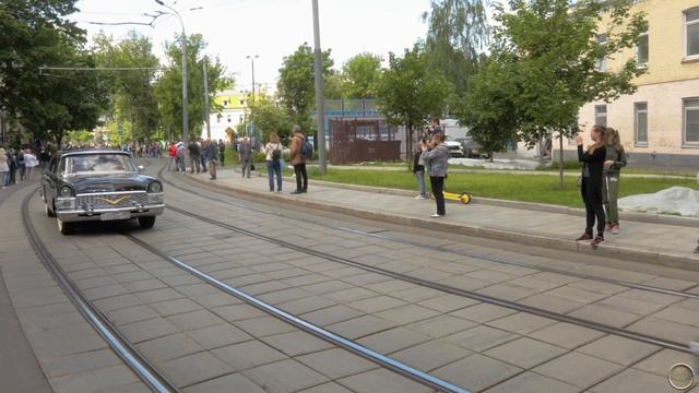 Парад ретротранспорта в Москве 4 июня 2022 (4K, HQ sound)