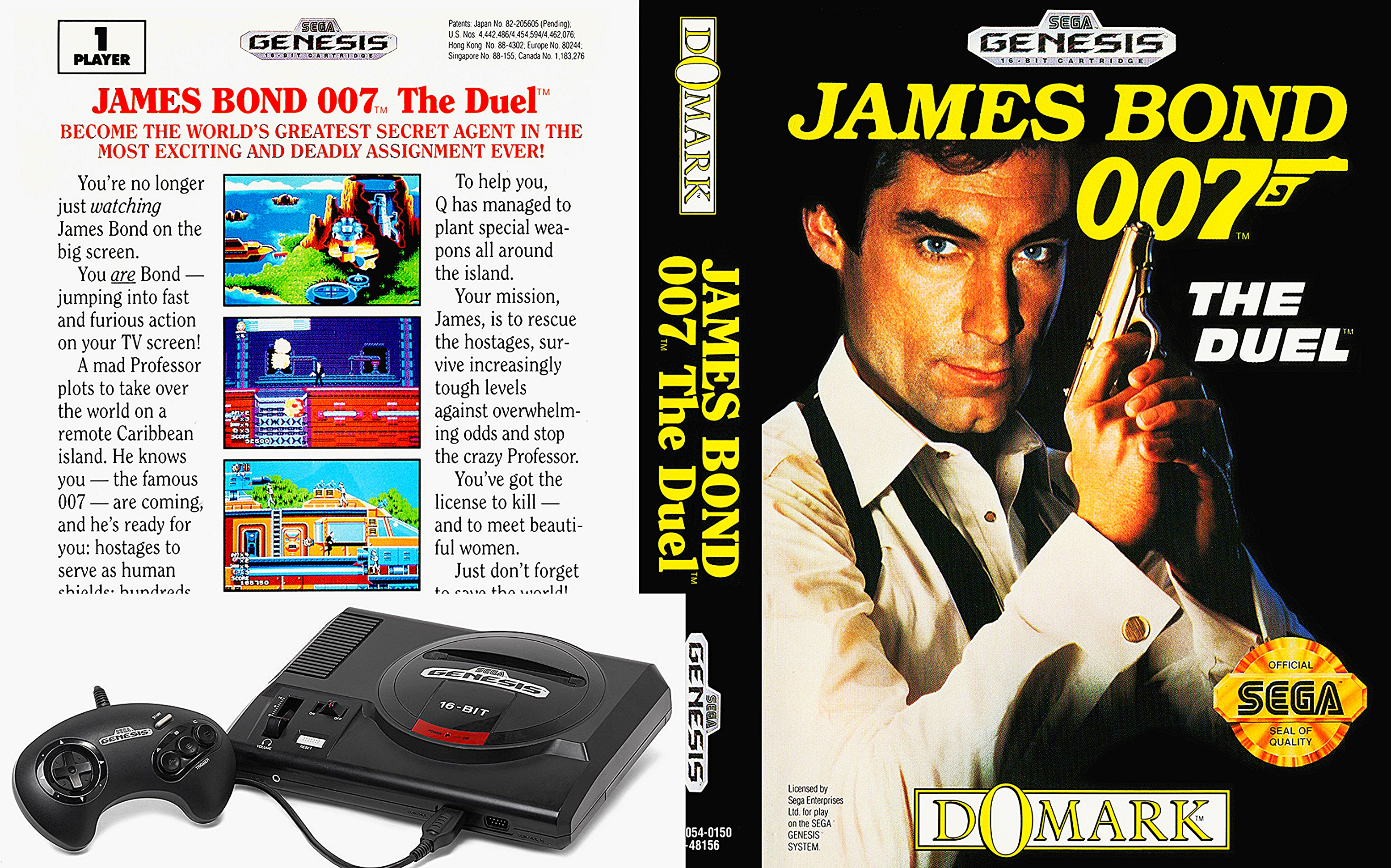 James Bond 007: The Duel. Sega Genesis. Проф реакция.