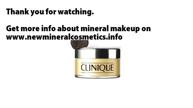 mineral makeup Clinique dramatically different moisturizing lotion