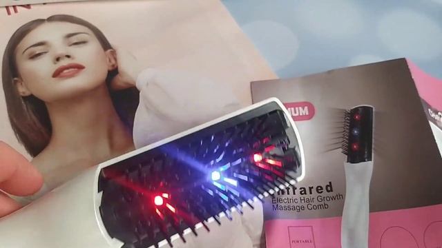 Расческа с ИК-излучением и вибро-массажем смотреть онлайн