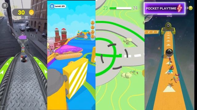 Going Balls vs Candy Ball Run vs Colour Adventure vs Action Balls - All level gameplay Android, IOS