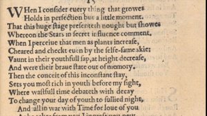 Shakespeare Sonnet 15 in Original Pronunciation "When I consider everything that grows"