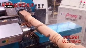 Шпиндель токарного станка работает на дерево