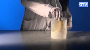 Банан в жидком азоте - опыты с низкими температурами