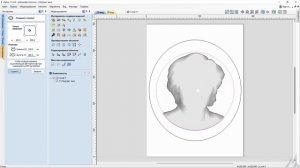 Подготовка управляющей программы (УП) для фрезеровки барельефа портрета на мраморе