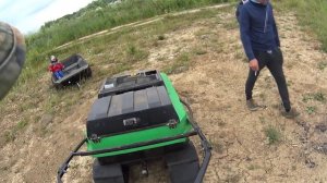 Как мы летом мотособаку купали // мини тест-драйв мотобуксировщик ростин бк // копа.net