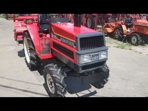 Как работает трактор Yanmar F18D