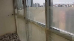 Демонтаж стяжки на балконе