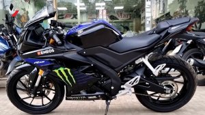 New Yamaha R15 🔲 New Monster - Super Sports Black Blue Mix Series @HD