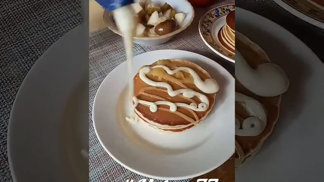 Урбеч с Панкейками, Оладушки, Американские блинчики