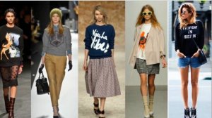 КАК И С ЧЕМ НОСИТЬ МОДНЫЕ ЖЕНСКИЕ СВИТШОТЫ / МОДНЫЕ СВИТШОТЫ 2017-2018 / МОДНЫЕ ТЕНДЕНЦИИ