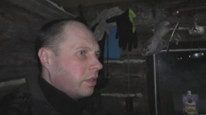 Охота зимой на лыжах. Ночевка в избе. Таёжный быт. Готовим макароны по охотничьи.