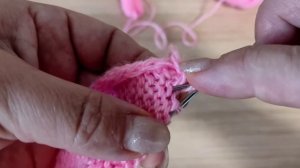 Как закончить изделие, связанное лицевой гладью.