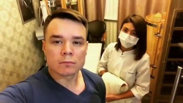 Павел Смелов на процедурах в 
