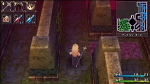 Dela - Ruins EX2 - Brandish: The Dark Revenant [PPSSPP] 100% Walkthrough, Map and Puzzle