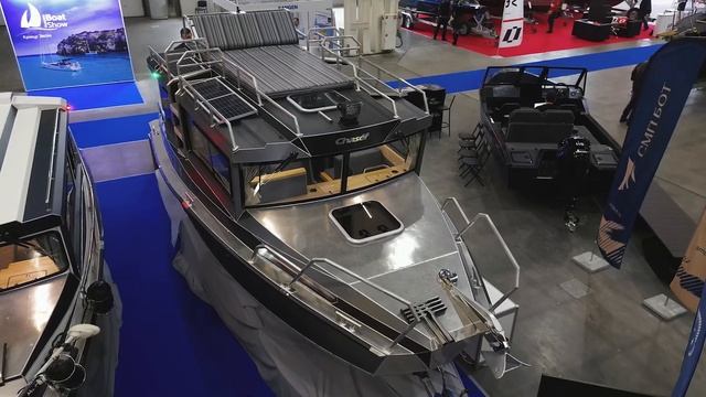 Алюминиевый катер SWIFT CHASER 800. Презентация на MOSCOW BOAT SHOW 2023 смотреть онлайн