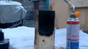 Деревянный ковш для бани!)))