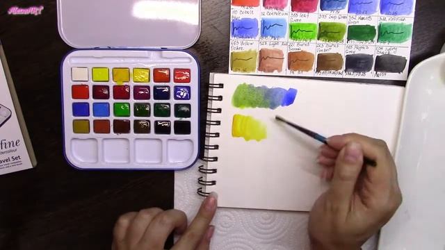 Обзор дорожной акварели Daler Rowney смотреть онлайн