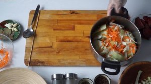 Капуста четвертинками