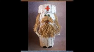 Домовята из газетных трубочек и многое другое