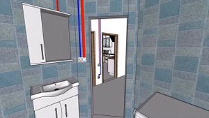 3d проект электромонтажа в квартире
