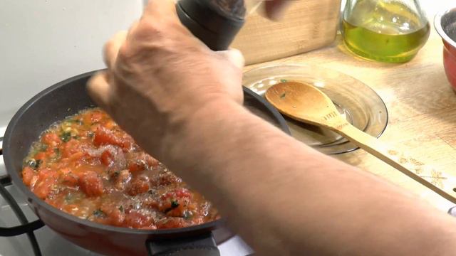 Pasta con pomodori e basilico | С петрушкой смотреть онлайн