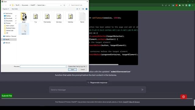 Upload files to ChatGPT Tutorial | Submit Large Files into ChatGPT #openai #chatgpt смотреть онлайн