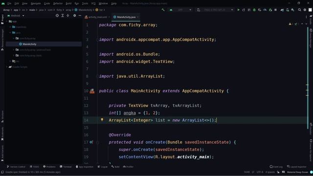 Array dan ArrayList | Android Studio