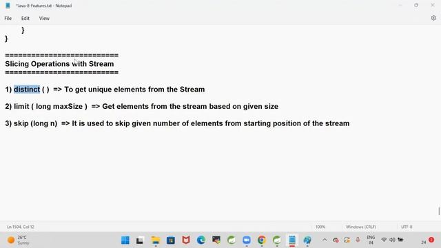 08 Java 8 StreamFeatuers