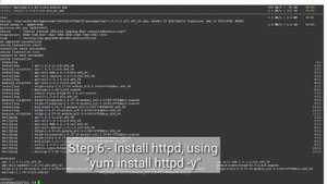 How to launch Apache Web server on Docker container.